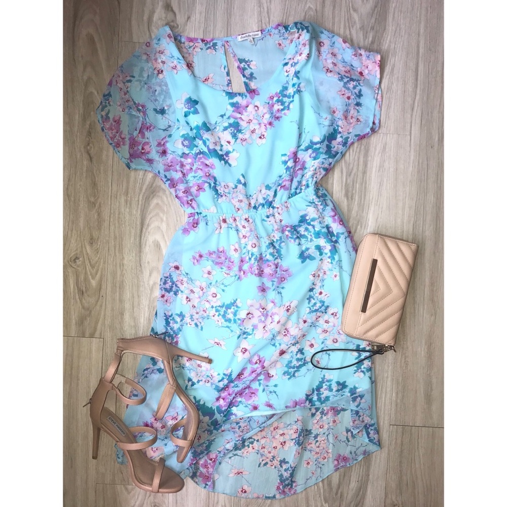 Cute floral cocktail dress